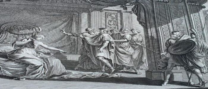 יוסף ואשת פוטיפר, סוכני שינוי, תחריט תנך מורטייר 1700